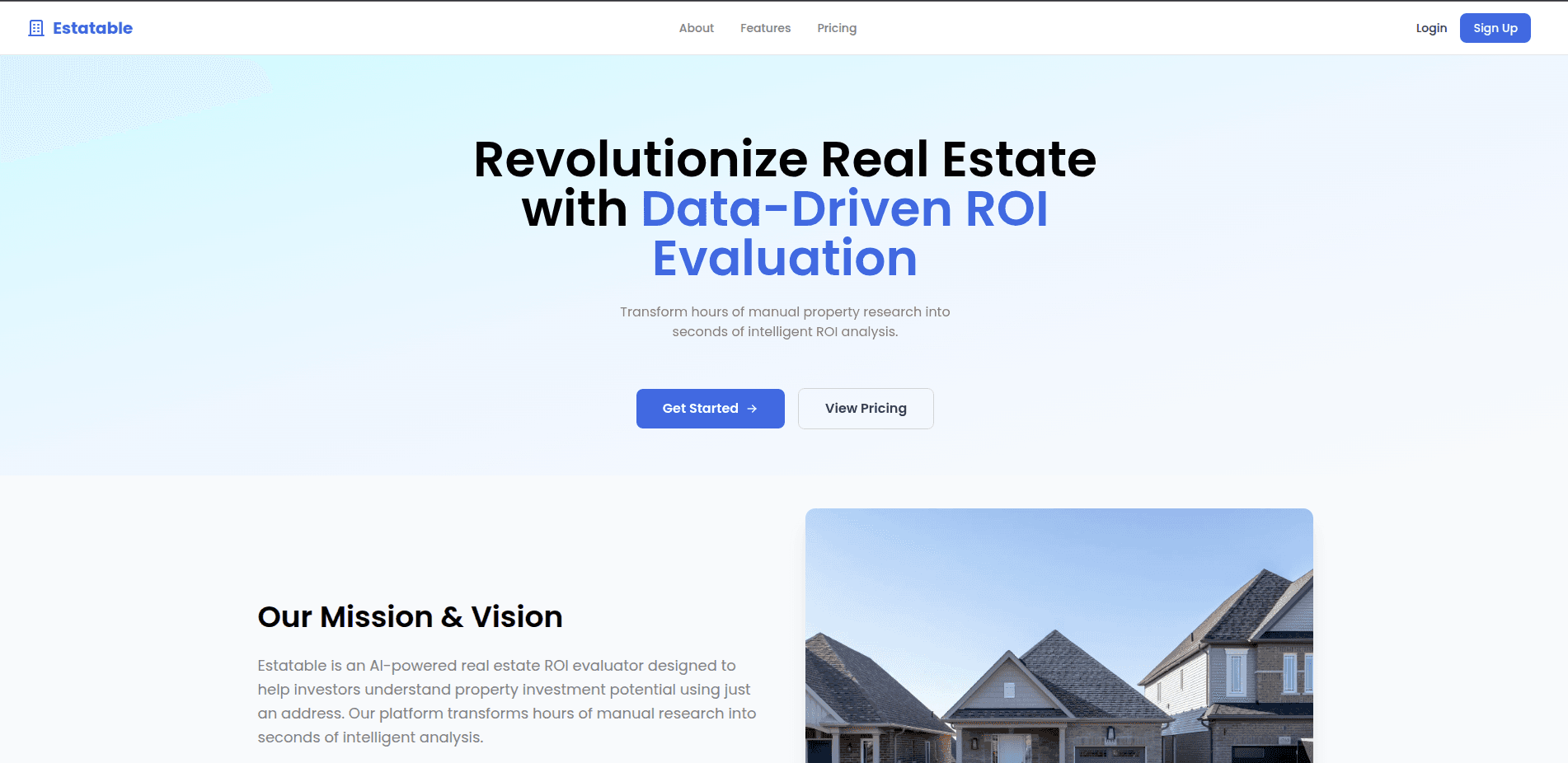Real Estate Investment Analysis Platform